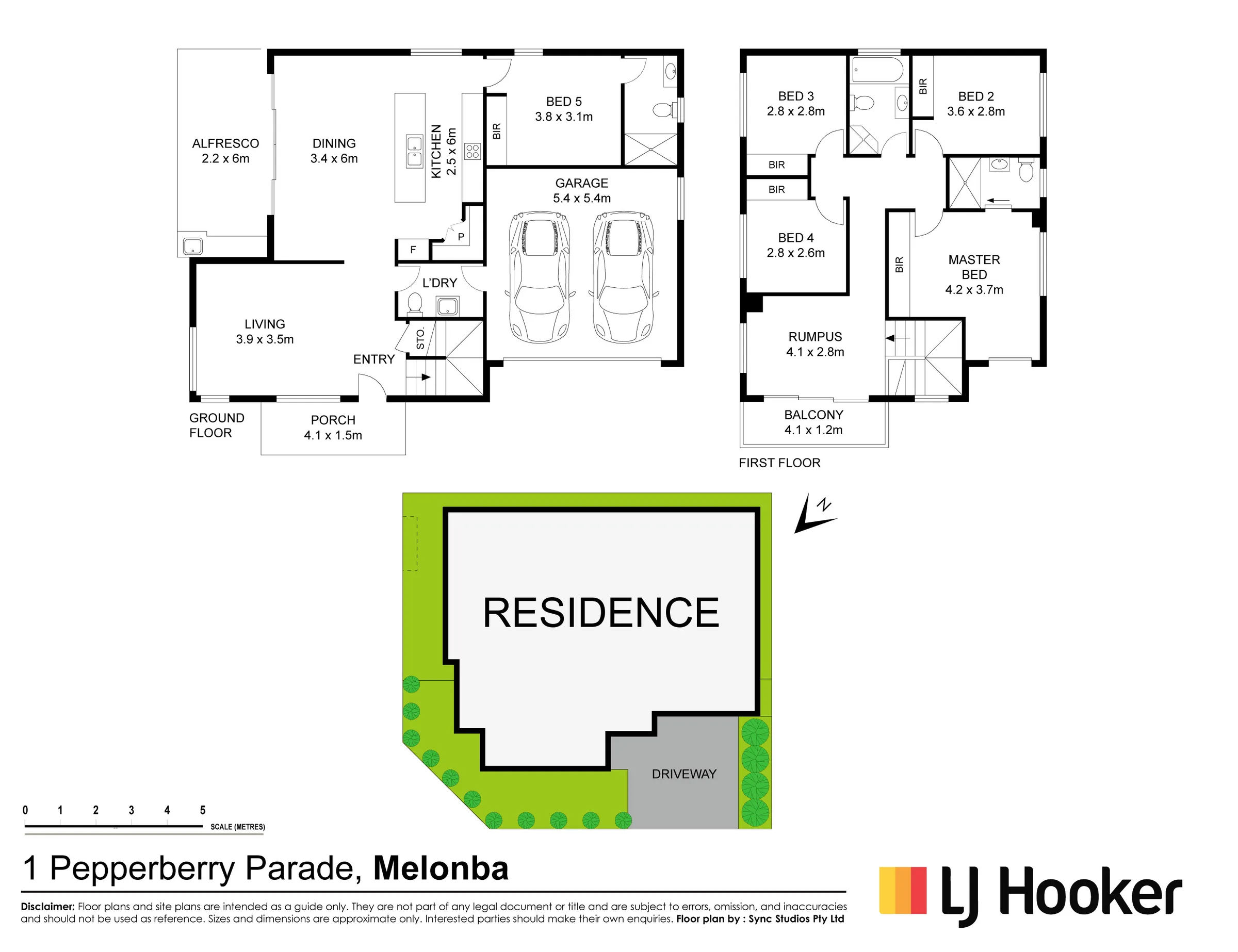 Floor plan of 1 Pepperberry Parade, Melonba
