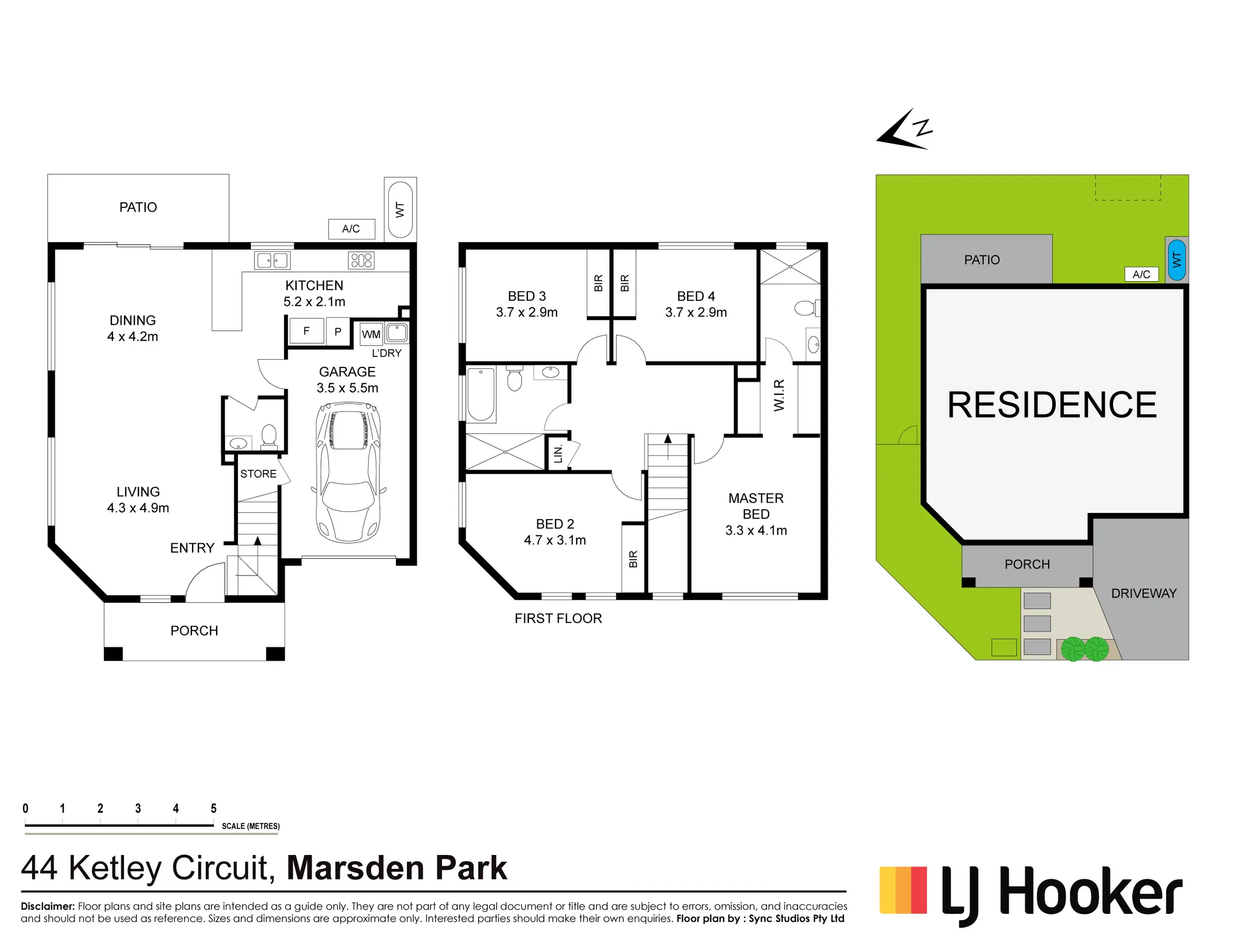 Floor plan of 44 Ketley Circuit, Marsden Park
