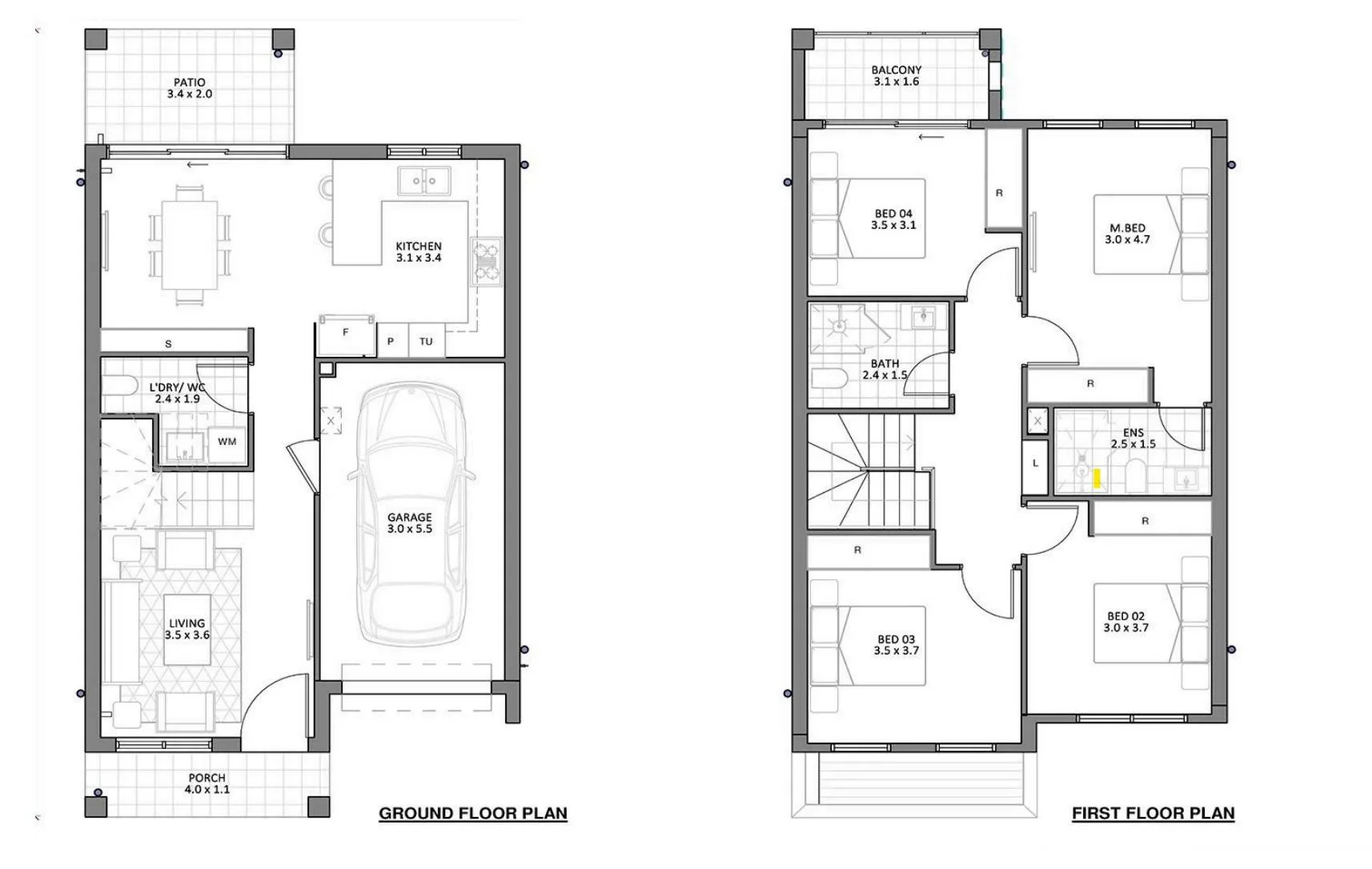 Floor plan of 11 Walcrow Glade, Marsden Park