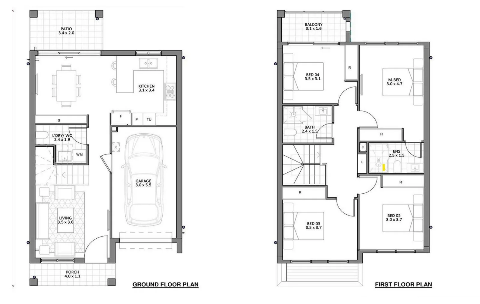 Floor plan of 11 Walcrow Glade, Marsden Park