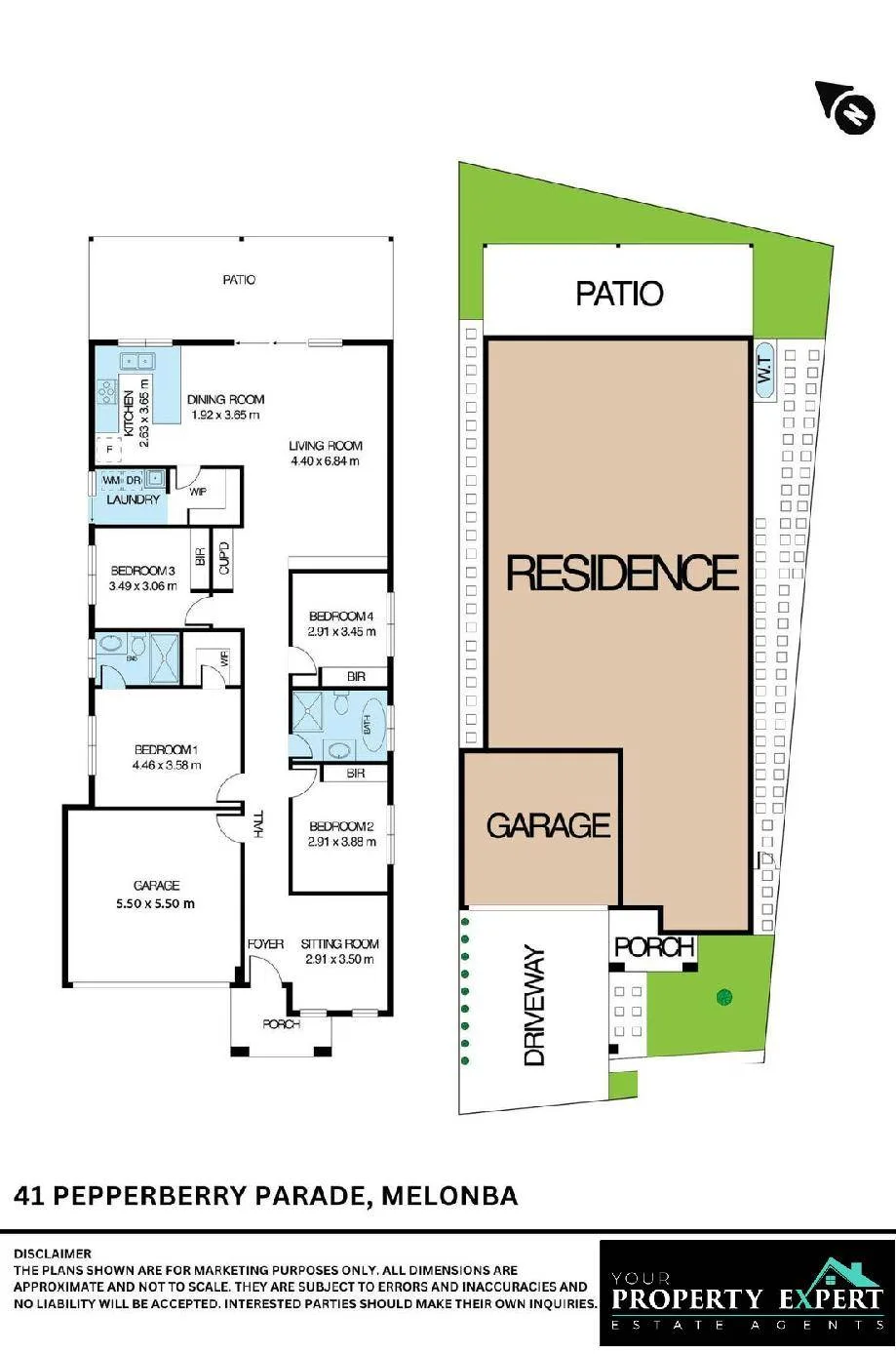 Floor plan of 41 Pepperberry Parade ( Melonba), Marsden Park