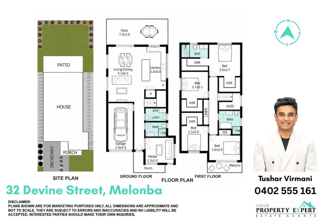 Floor plan of 32 Devine Street (Melonba), Marsden Park