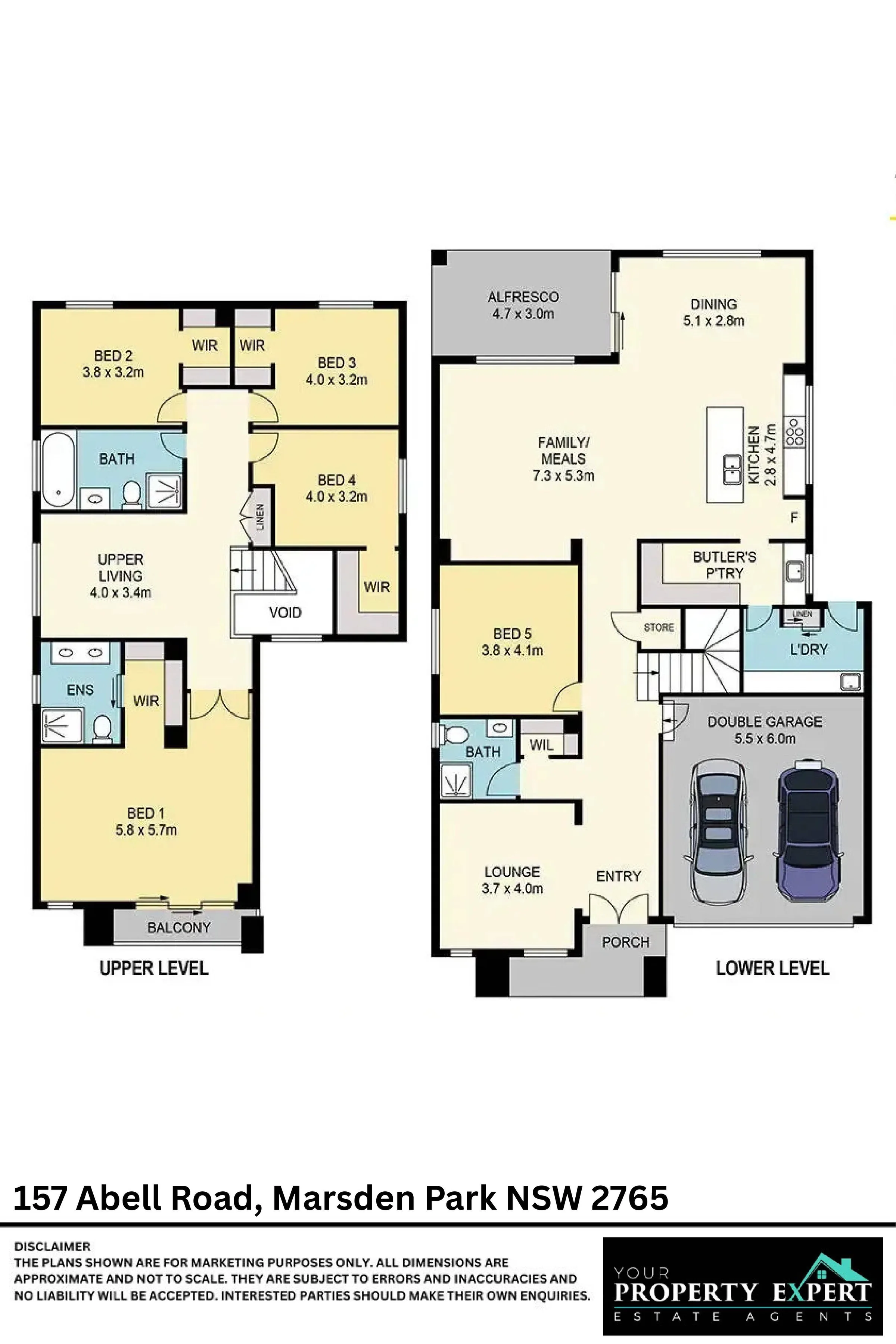 Floor plan of 157 Abell Road, Marsden Park